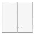ARTGALLERY 2-клавишный ВЫКЛЮЧАТЕЛЬ с подсветкой, сх.5а, 10АХ, механизм, БЕЛЫЙ GAL00 Systeme Electric