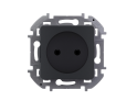 Розетка 2К - 16 А - 250 В~ - INSPIRIA - антрацит Legrand 673713