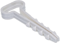 Дюбель-хомут прямоугольный 14х6 белый (100 шт) РосДюбель 15-0457