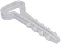 Дюбель-хомут прямоугольный 14х6 белый (100 шт) РосДюбель 15-0457
