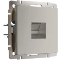 Розетка Ethernet RJ-45 (дымчатый) W1281004 Werkel a069467