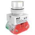 Выкл. кноп. ABLF D22 БЕЛЫЙ 220В ВK-22 DEKraft 25011DEK