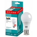 Лампа LED A60 груша 12Вт 12-24В 4000К E27 IEK LLE-A60-12-12-24-40-E27