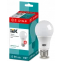 Лампа LED A60 груша 12Вт 12-24В 4000К E27 IEK LLE-A60-12-12-24-40-E27