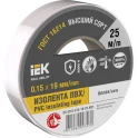 MIXTAPE 7 Изолента 0,15х19мм белая 25м IEK EX-IZ10-C15-19-25-K01