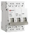 Автоматический выключатель 3P 32А (C) 6кА ВА 47-63N PROxima EKF M636332C