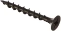 Саморез с потайной головкой (3,5х32 крупная резьба (оксидированные)) Абразив Плюс EDS001403