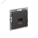 ATLASDESIGN РОЗЕТКА компьютерная RJ45, кат. 5Е, механизм, БАЗАЛЬТ Systeme Electric ATN001483
