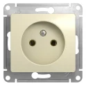 GLOSSA РОЗЕТКА без заземления, 16А, механизм, БЕЖЕВЫЙ Systeme Electric GSL000241