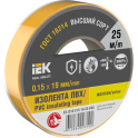 MIXTAPE 7 Изолента 0,15х19мм желтая 25м IEK EX-IZ10-C15-19-25-K05