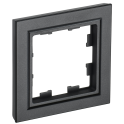 BRITE Рамка 1-мест. РУ-1-БрЧ черн. IEK BR-M12-K02