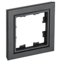 BRITE Рамка 1-мест. РУ-1-БрЧ черн. IEK BR-M12-K02