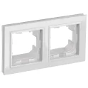 BRITE Рамка 2-мест. IP44 РУ-2-БрБ-44 бел. IEK BR-M22-44-K01
