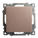 Выключатель 1-клавишный (механизм) 250В, 10А, серия Катрин, GLS10-7103-02, шампань STEKKER 39589