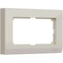 Рамка для двойной розетки (слоновая кость) Stark W0081803 Werkel a050906