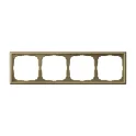 ARTGALLERY 4-постовая РАМКА, универсальная, ЗОЛОТО Systeme Electric GAL001604