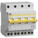 Выключатель-разъединитель трехпозиционный ВРТ-63 4P 40А IEK MPR10-4-040