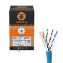 Витая пара F/UTP Cat5е PVC 4х2х0,50 24AWG 305м синий Евкабель EDS004098
