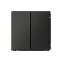 ARTGALLERY 2-клавишный ВЫКЛЮЧАТЕЛЬ, сх.5, 10АХ, механизм, БАЗАЛЬТ Systeme Electric GAL001451