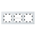 ATLASDESIGN NATURE 3-постовая РАМКА, ОРГАНИЧЕСКОЕ СТЕКЛО БЕЛЫЙ Systeme Electric ATN320103