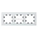 ATLASDESIGN NATURE 3-постовая РАМКА, ОРГАНИЧЕСКОЕ СТЕКЛО БЕЛЫЙ Systeme Electric ATN320103