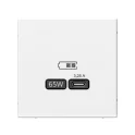 ARTGALLERY USB РОЗЕТКА тип-С 65Вт высокоскор.заряд. QC, PD, механизм, БЕЛЫЙ GAL0001 Systeme Electric
