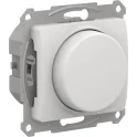 GLOSSA СВЕТОРЕГУЛЯТОР (диммер) повор-нажим, LED, RC, 400Вт, мех., БЕЛЫЙ Systeme Electric GSL000123