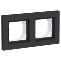 Рамка 2 поста IP44 AQUA, карбон Systeme Electric ATN441002