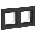 Рамка 2 поста IP44 AQUA, карбон Systeme Electric ATN441002
