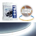 Светодиодная COB лента LS530, 480SMD(2110)/м 12Вт/м 24V 5000*10*1.8мм 6500К Feron 48272