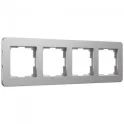 Рамка на 4 поста Platinum алюминий W0042606 Werkel a059218