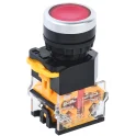Кнопка D8-11 d=22мм 1з+1р красная IEK BBT30-11-3-22-K04