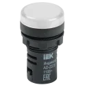 Лампа AD22DS(LED)матрица d22мм белый 24В AC/DC IEK BLS10-ADDS-024-K01