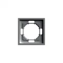 Рамка 1-местная,пластик РС,антрацит soft touch серия Эмили STEKKER PFR00-5001-09 49936