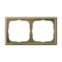 ARTGALLERY 2-постовая РАМКА, универсальная, ЗОЛОТО Systeme Electric GAL001602