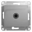 GLOSSA TV РОЗЕТКА оконечная 1DB, АЛЮМИНИЙ Systeme Electric GSL000391
