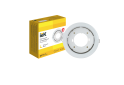 LIGHTING Светильник 4115 встраиваемый под лампу GX70 белый IEK LUVB0-GX70-1-K01