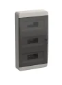 TEKFOR Корпус пластиковый ЩРН-П-36 IP41 черная прозрачная дверь IEK TF5-KP12-N-36-41-K01-K03