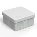 Коробка распред. 80х80х40 безгалогенная стойкая к УФ серая [упак. 132шт] IP66 60- Промрукав 60-0210