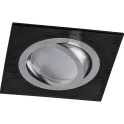 Светильник потолочный встраиваемый, MR16 G5.3, черный-хром DL2801 Feron 32638