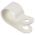 Скоба крепежная 12мм нейлоновая белая (50шт) IEK USK11-12-050-K01