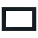 Рамка 2-местная (без перемычки), стекло, серия Катрин, GFR00-7012-05, черный STEKKER 39571