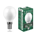Лампа светодиодная, 11W 230V E14 2700K G45, SBG4511 Saffit SAFFIT 55136