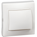 KVARTA Выключ. 1-кл. 10А IP44 ВС10-1-0-КБ-44 бел. IEK KV-V10-10-44-K01
