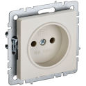 BRITE Роз. без з/к/ш 10А РС10-1-0-БрКр беж. IEK BR-R10-10-K10