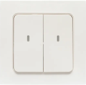 Умный выключатель Стокгольм 2-кл. белый Zigbee Сonnect EKF RCV-ST2-WD-ZB
