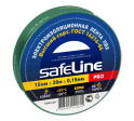 Изолента 15/20 зеленый Safeline 9364