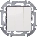 Выключатель трехклавишный - INSPIRIA - 20 AX - 250 В~ - белый Legrand 673540