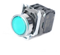 Кнопка SB4 с подсветкой в сборе модульная 22мм зеленая металл 24ВDC 1НО+1НЗ SB4BW33 Systeme Electric