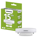 Лампа LED T80 таблетка 15Вт 230В 4000К GX53 GENERICA LL-T80-15-230-40-GX53-G